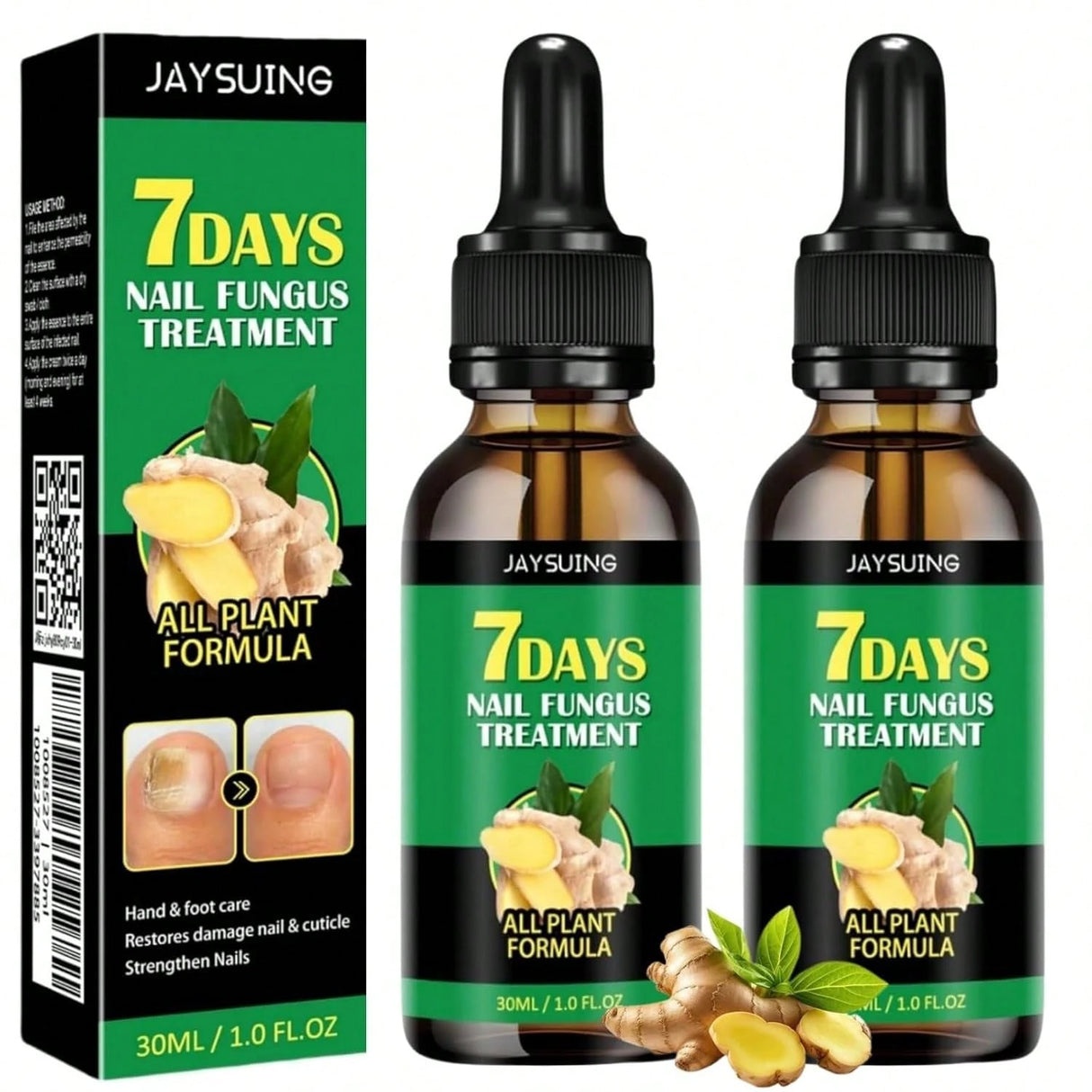 7 Days Nail Fungus Treatment 2 Pack | 1.0 fl oz
