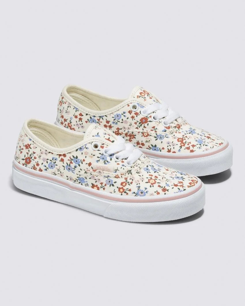 Van's- Girl's- 2.5 Marshmallow Floral Pink Shoe