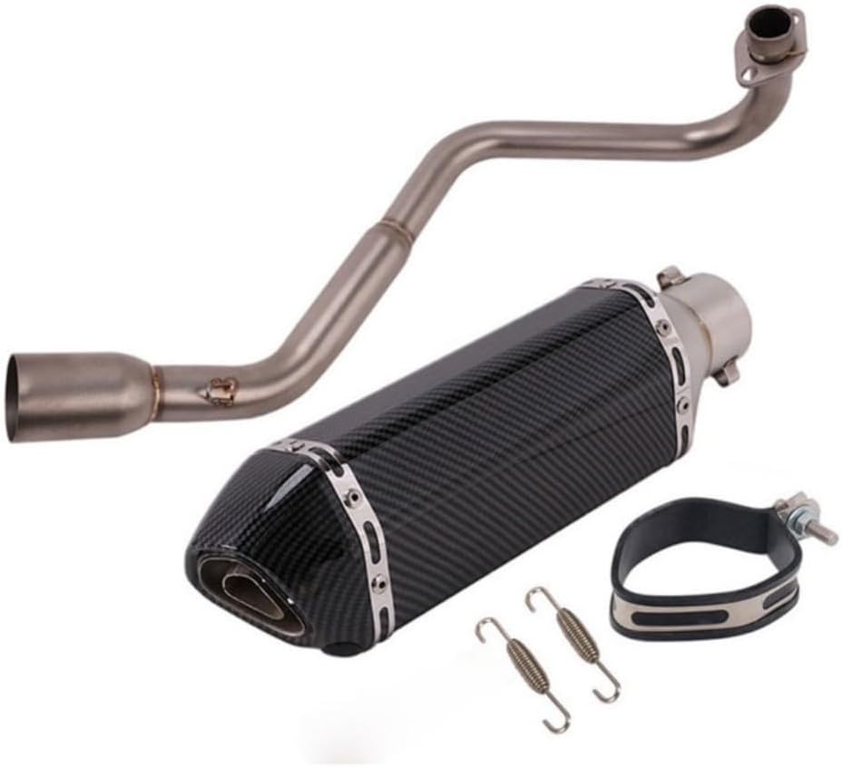 Naiveferry Motorcycle Slip On Exhaust Muffler,