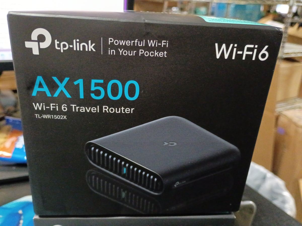 TP-Link Ultra-Portable Wi-Fi 6 AX1500 Travel Router TL-WR1502X | Easy Public WiFi Sharing |