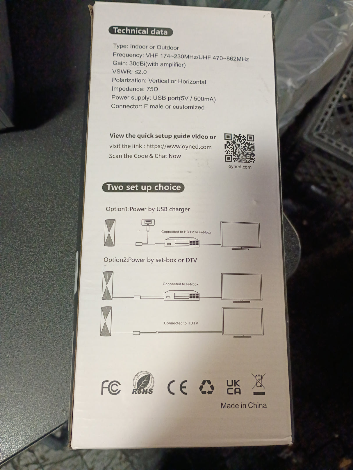 2025 Long Range TV Antenna Indoor, Antenna for Smart TV with Amplifier Signal Booster for Local Channels