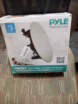 Pyle Ceiling and Wall Mount Speaker-8” 2-Way 70V Audio Stereo Sound Subwoofer Sound with Dome Tweeter, PDIC8LT(White)