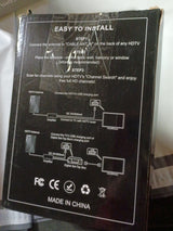 2024 Release TV Antenna for Smart TV, Long Range Digital TV Antenna Indoor Ourdoor with Amplifier Signal Booster - Support 360° Reception 4K 1080p HD for All Smart/Old TVs