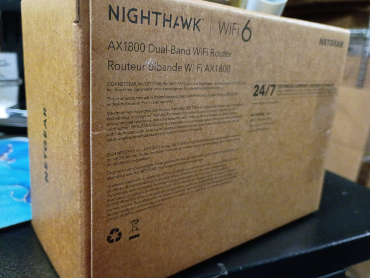 NETGEAR NIGHTHAWK Wi-Fi 6 AX1800 Dual-Band Wi-Fi Router