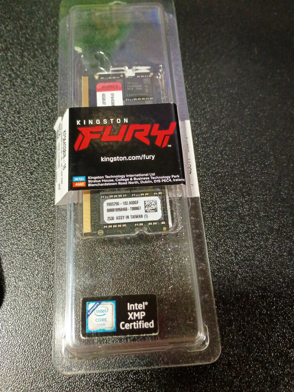 Kingston FURY Impact 16GB 6400MT/s CL38 DDR5 SODIMM | Intel XMP 3.0 | Plug N Play | Laptop Memory | Single Module