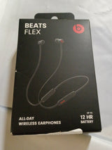 Beats Flex Wireless Earbuds - Apple W1 Headphone Chip, Magnetic Earphones, Class 1 Bluetooth, 12 Hours of Listening Time, Built-in Microphone - Black