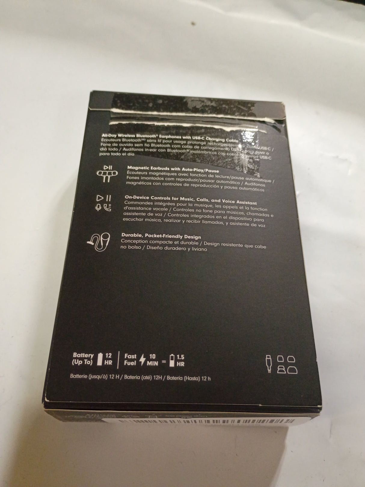 Beats Flex Wireless Earbuds - Apple W1 Headphone Chip, Magnetic Earphones, Class 1 Bluetooth, 12 Hours of Listening Time, Built-in Microphone - Black