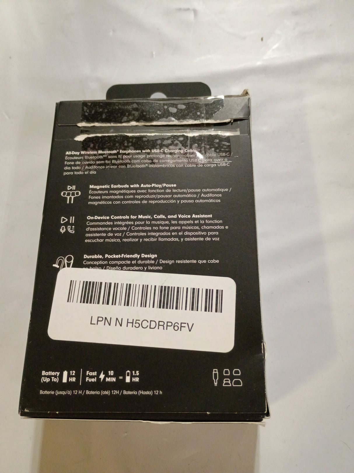 Beats Flex Wireless Earbuds - Apple W1 Headphone Chip, Magnetic Earphones, Class 1 Bluetooth, Black