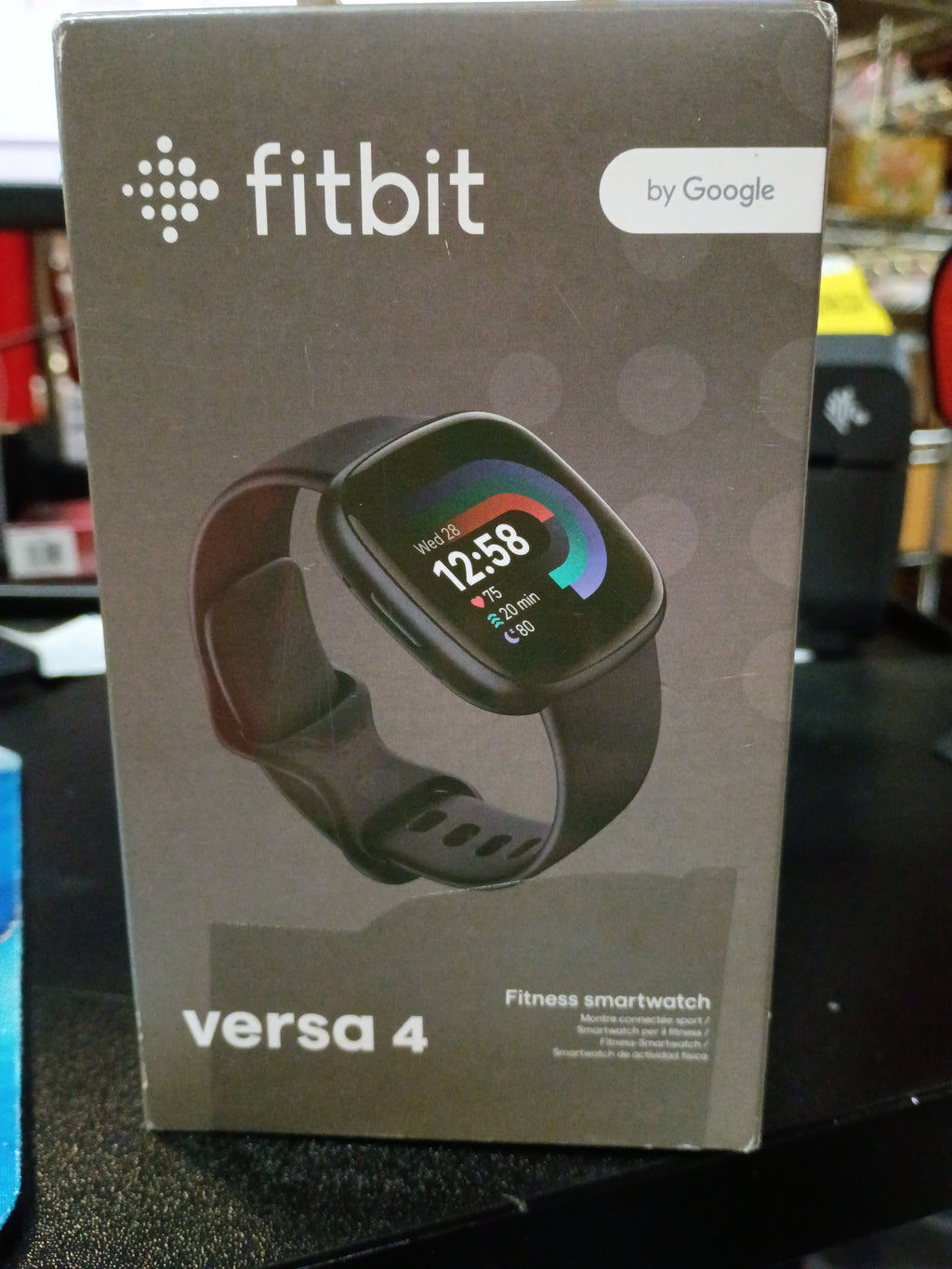 Fitbit Versa 4 Fitness Smartwatch with Daily Readiness, GPS,40+ Exercise Modes, Sleep Tracking and more, Waterfall Blue/Platinum, One Size