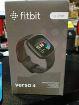 Fitbit Versa 4 Fitness Smartwatch with GPS,40+ Exercise Modes, Sleep Tracking and more, Black/Graphite, One Size (S & L Bands Included)