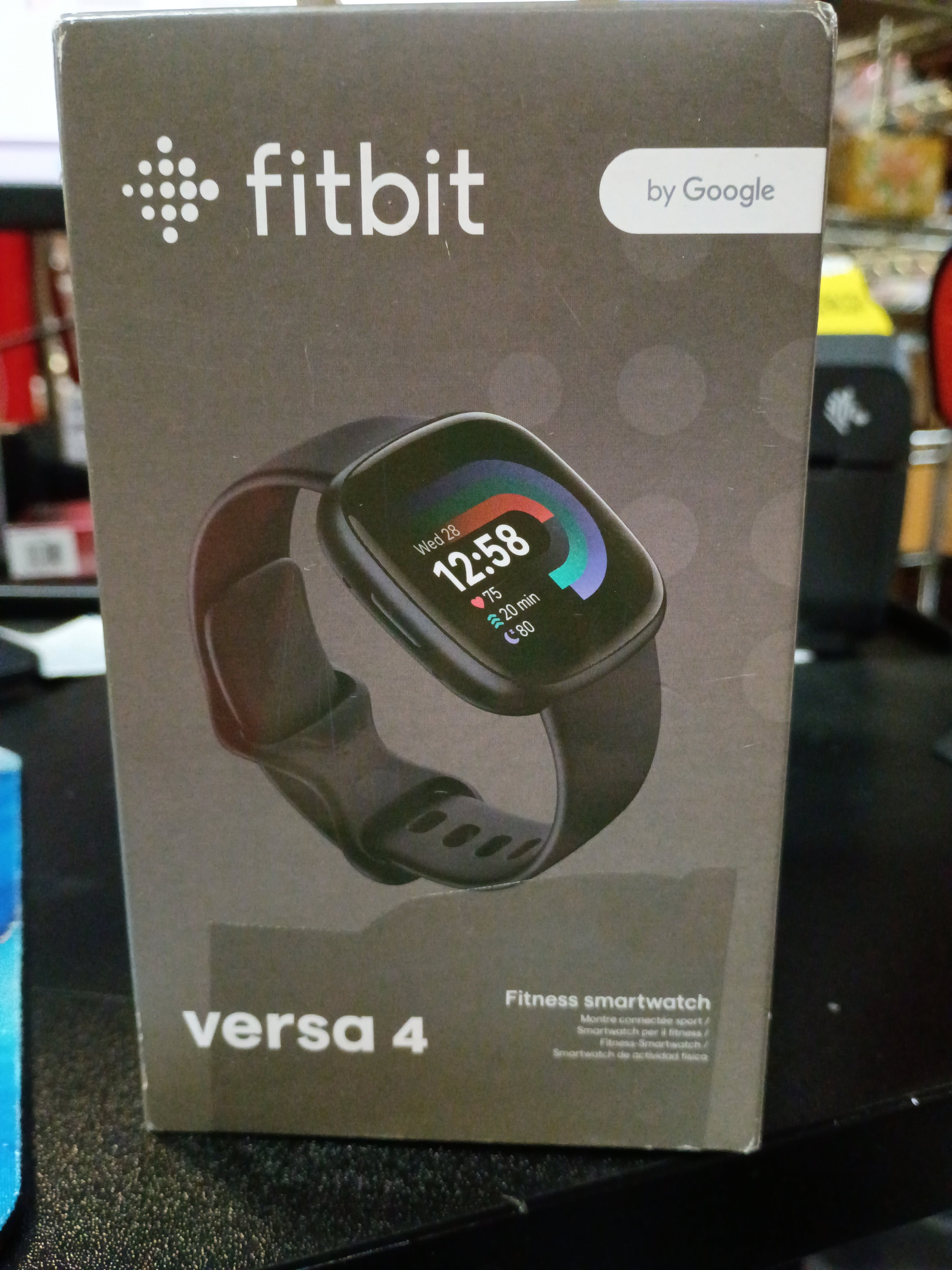Fitbit Versa 4 Fitness Smartwatch with Daily Readiness, GPS,40+ Exercise Modes, Sleep Tracking and more, Waterfall Blue/Platinum, One Size