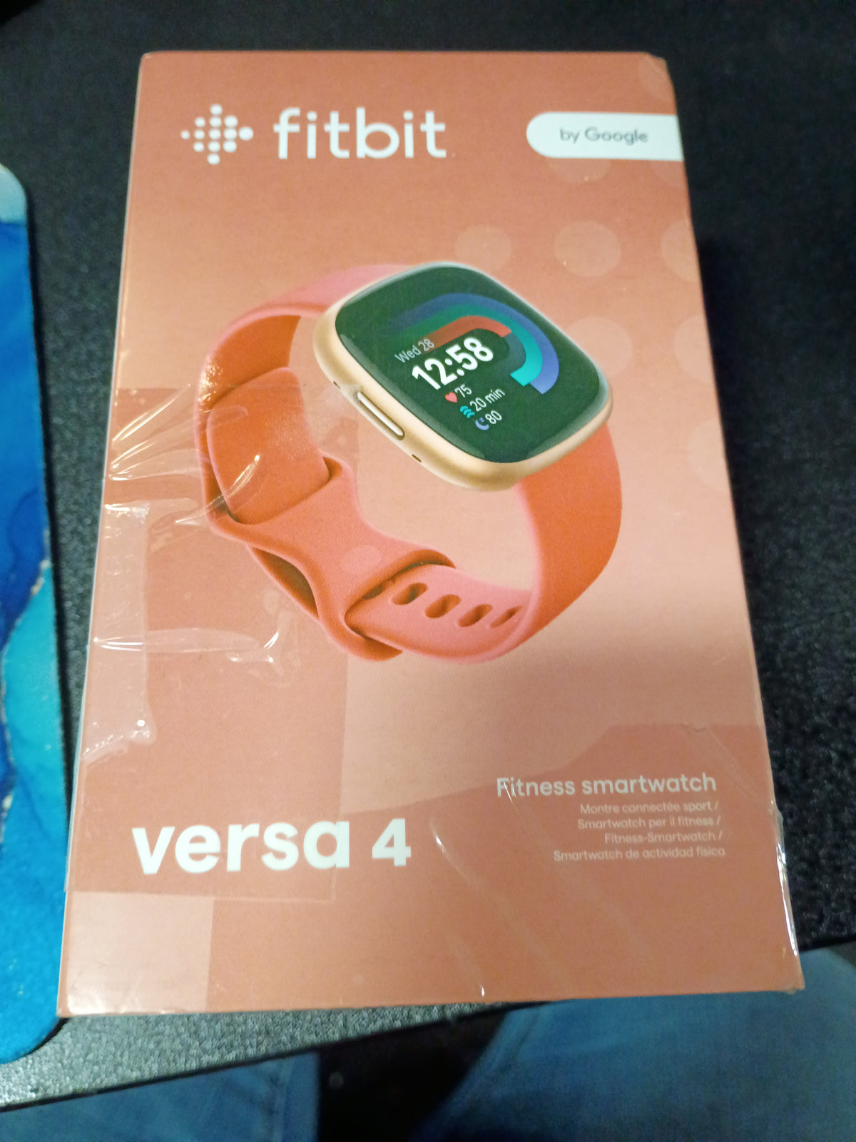 Fitbit Versa 4 Fitness Smartwatch with Daily Readiness, GPS, 24/7 Heart Rate, 40+ Exercise Modes, Sleep Tracking and more, Pink Sand / Copper Rose