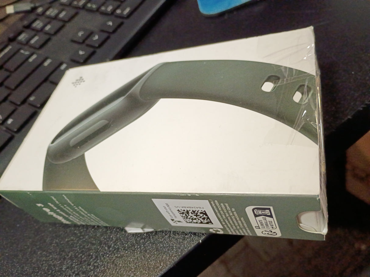 Fitbit Inspire 3 Health &-Fitness-Tracker with Stress Management, Workout Intensity, Sleep Tracking, 24/7 Heart Rate and more, Midnight Zen/Black 1 Size