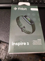 Fitbit Inspire 3 Health &-Fitness-Tracker w/ Stress Management, Workout Intense, Sleep Tracking, 24/7 Heart Rate and more, Midnight Zen/Black 1 Size