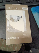 Fitbit Sense 2 Advanced Health and Fitness Smartwatch with Tools to Manage Stress and Sleep, ECG App, SpO2, 24/7 Heart Rate and GPS, LUNAR WHITE