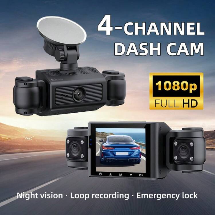 VAVUPO 4-Channel HD 1080P Dash Cam Kit