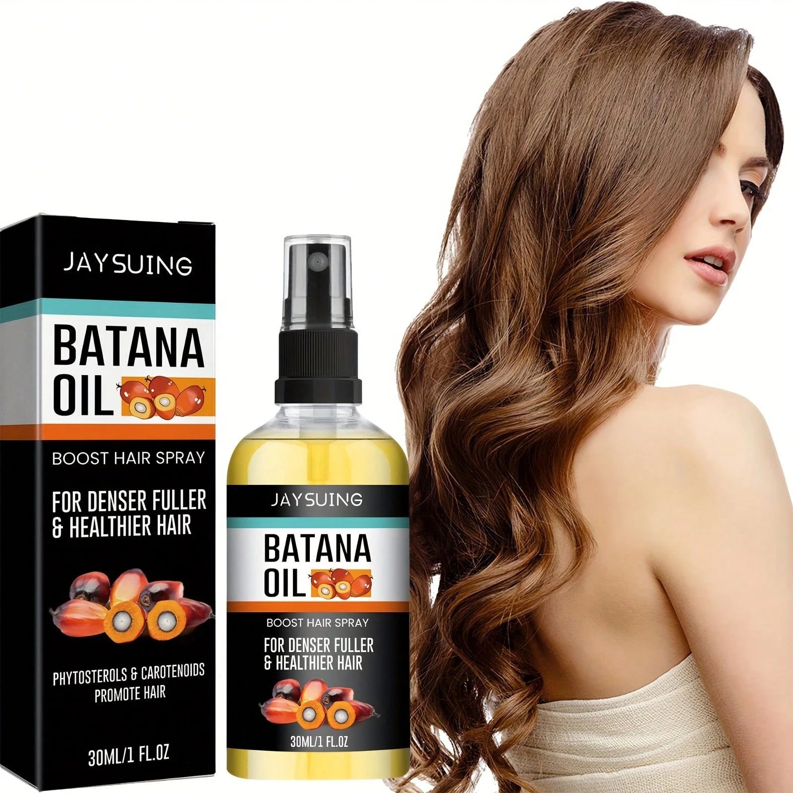 JAYSUING | Batana Oil Boost Hair Spray for Denser Fuller and Healthier Hair | 1 fl oz