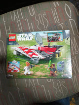 LEGO Star Wars Jedi Bob’s Starfighter Buildable Toy Vehicle, Brick Built Star Wars Starship with Jedi Bob Minifigure, Birthday Gift Idea for Boys, Girls or Any Fan Ages 8 and Up, 75388