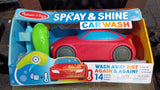 Melissa & Doug Spray & Shine Car Wash Color-Changing Water Toy Play Set Boys and Girls 3+