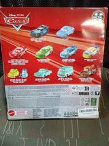 Mattel Disney and Pixar Cars Set of 10 Die-Cast Mini Racers Vehicles, Collectible Set of 1:55 Scale Toy Cars Inspired by Movies