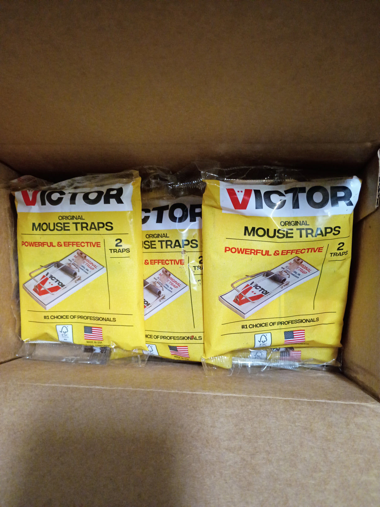 Victor® Metal Pedal Mouse Trap Case (12 Units)