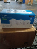 TP-Link Tapo Matter Supported Smart Plug Mini, Compact Design, 15A/1800W Max, Super Easy Setup, Works with Apple Home, Alexa & Google Home, UL Certified, 2.4G Wi-Fi Only, White, Tapo P125M(3-Pack)