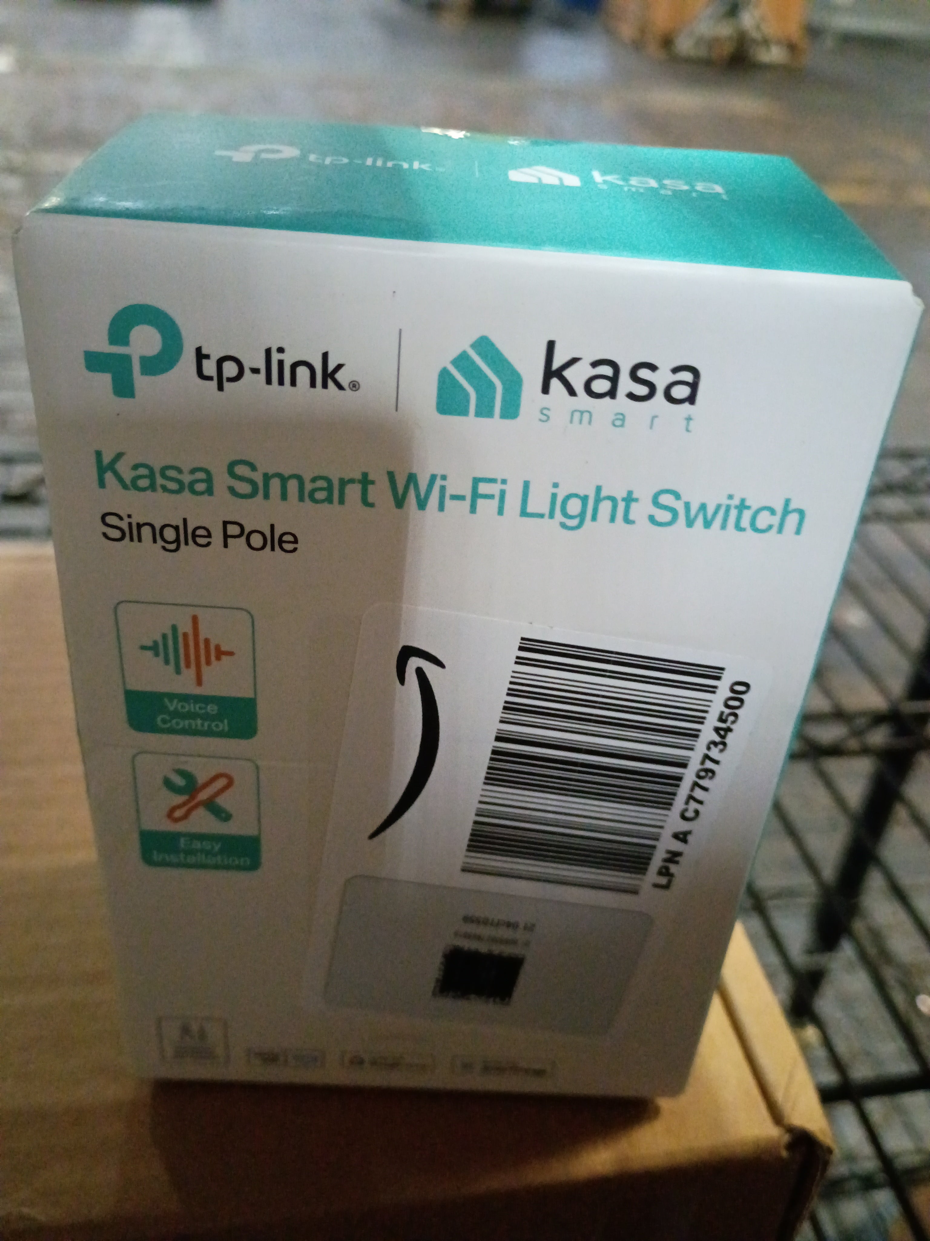 2-Kasa Smart Light Switch HS200, Single Pole, Needs Neutral Wire, 2.4GHz Wi-Fi Light Switch Works with Google Home, UL Certified, No Hub Required, White