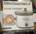 Elite Gourmet MST-275XS Electric Oval Slow Cooker, Adjustable Temp, Entrees, Sauces, Stews & Dips, Dishwasher Safe Glass Lid & Crock (2 Quart, Stainless Steel)