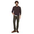 Banana Republic Men's Slim Twill Traveler Pant, Heathland Brown - 30x30