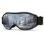 HAPPRUN Ski Goggles, 100% UV Protection Anti Fog Ski Snow Goggles for Men Women Youth - Black