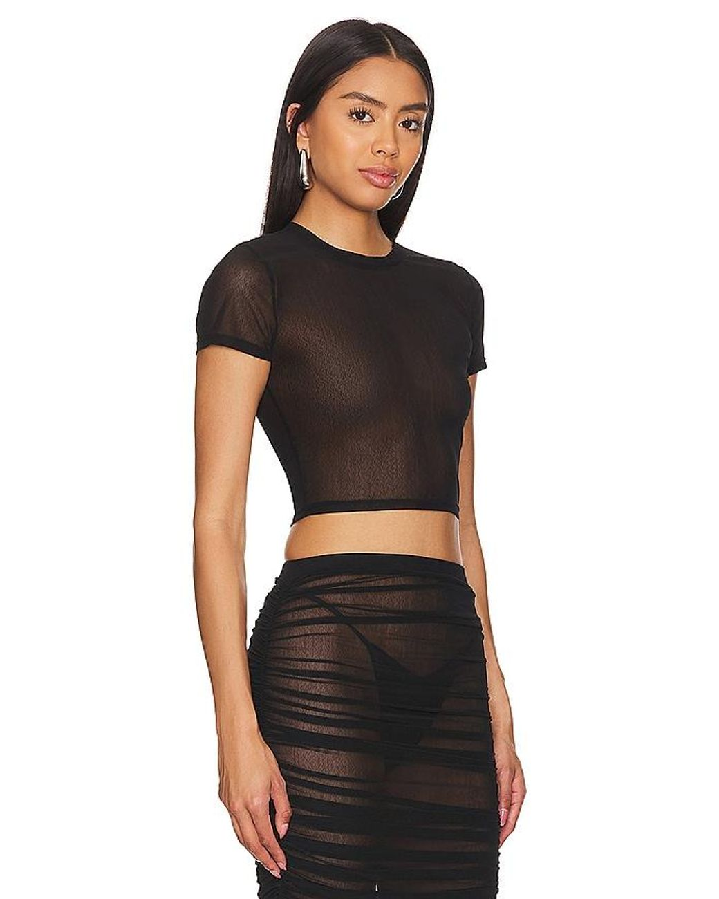 REVOLVE ISABELLA SHEER TOP SIZE MED.