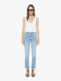 Mother The Mid Rise Dazzler Ankle Fray Size: 28