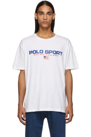 Polo Ralph Lauren Ps Logo Tee- White   NWT