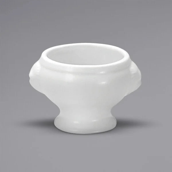 Oneida Buffalo 1-3/4 Oz Mini Lion Head Bowl Porcelain Bright White 1 dozen