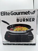 Elite Cuisine Single Cast Electric Burner Hot Plate