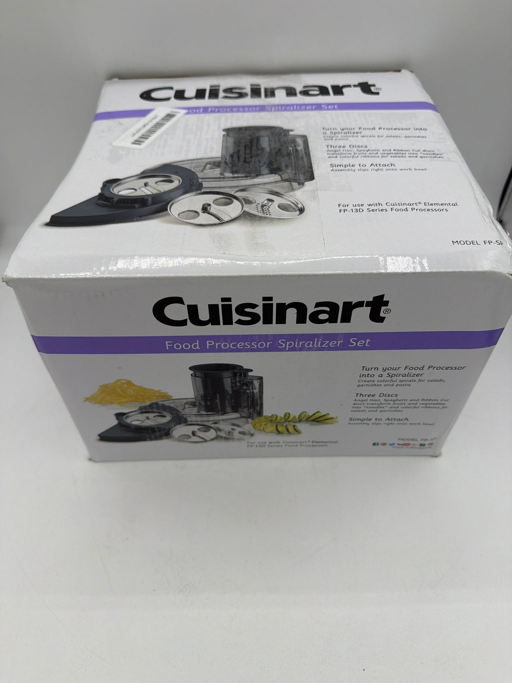 Cuisinart Spiral Accessory Kit, 3-Piece Set, Silver (Accessories only)
