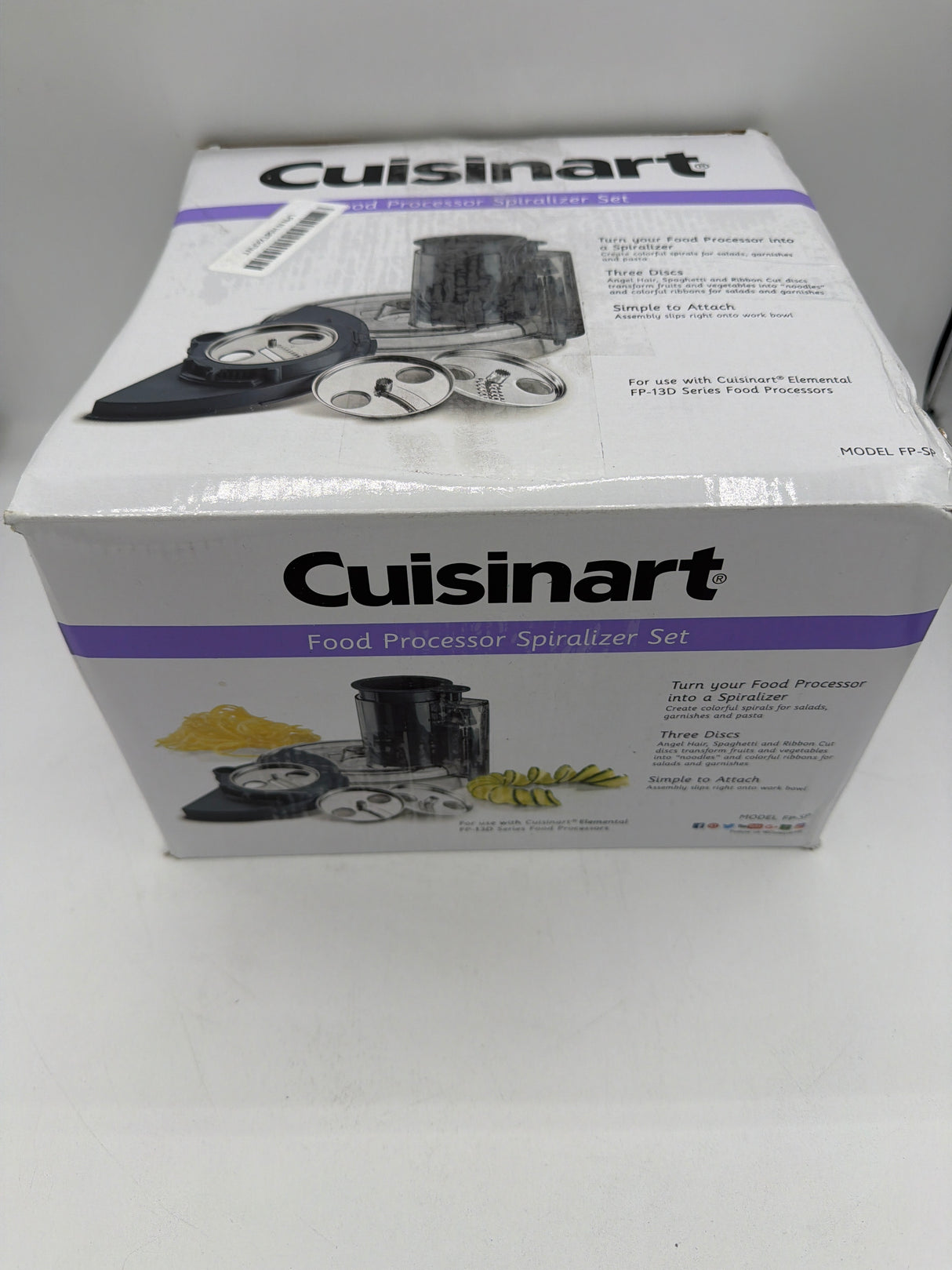 Cuisinart Spiral Accessory Kit, 3-Piece Set, Silver (Accessories only)