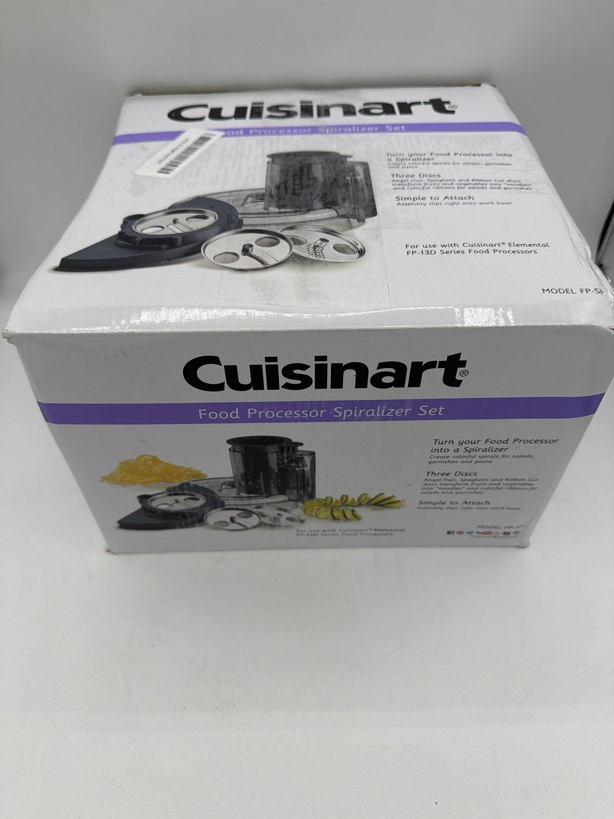 Cuisinart Spiral Accessory Kit, 3-Piece Set, Silver (Accessories only)