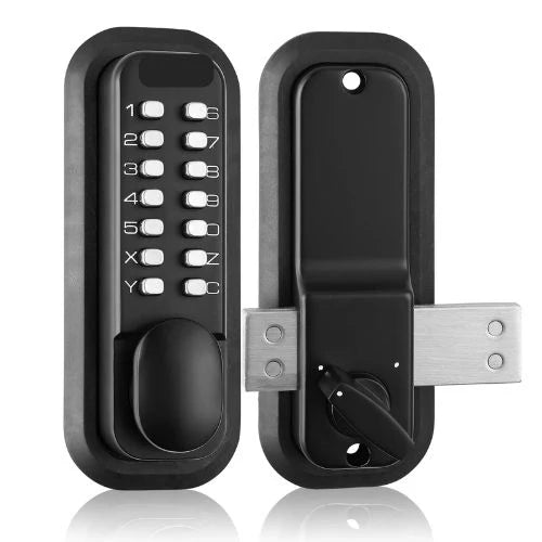 VEVOR Mechanical Keyless Gate Lock | 14-Digit Keypad | Outdoor Waterproof | OL601HD2-B-01