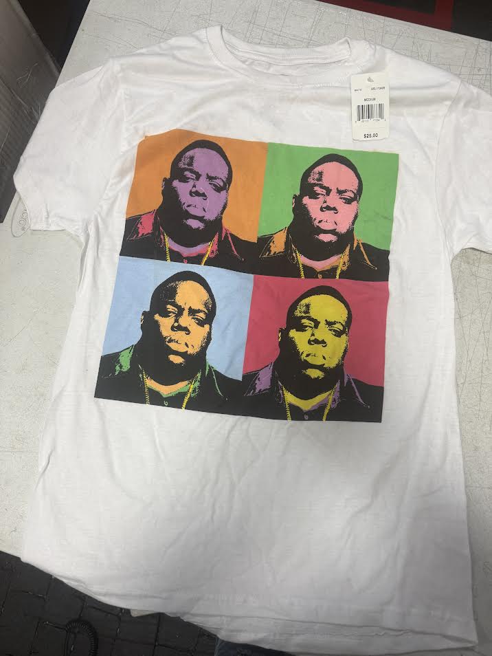 NORTIOUS BIG WHITE T SHIRT SIZE MEDIUM