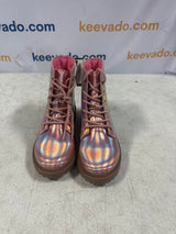 OLD NAVY GIRL'S PINK METALLIC BOOTS SIZE 4Y