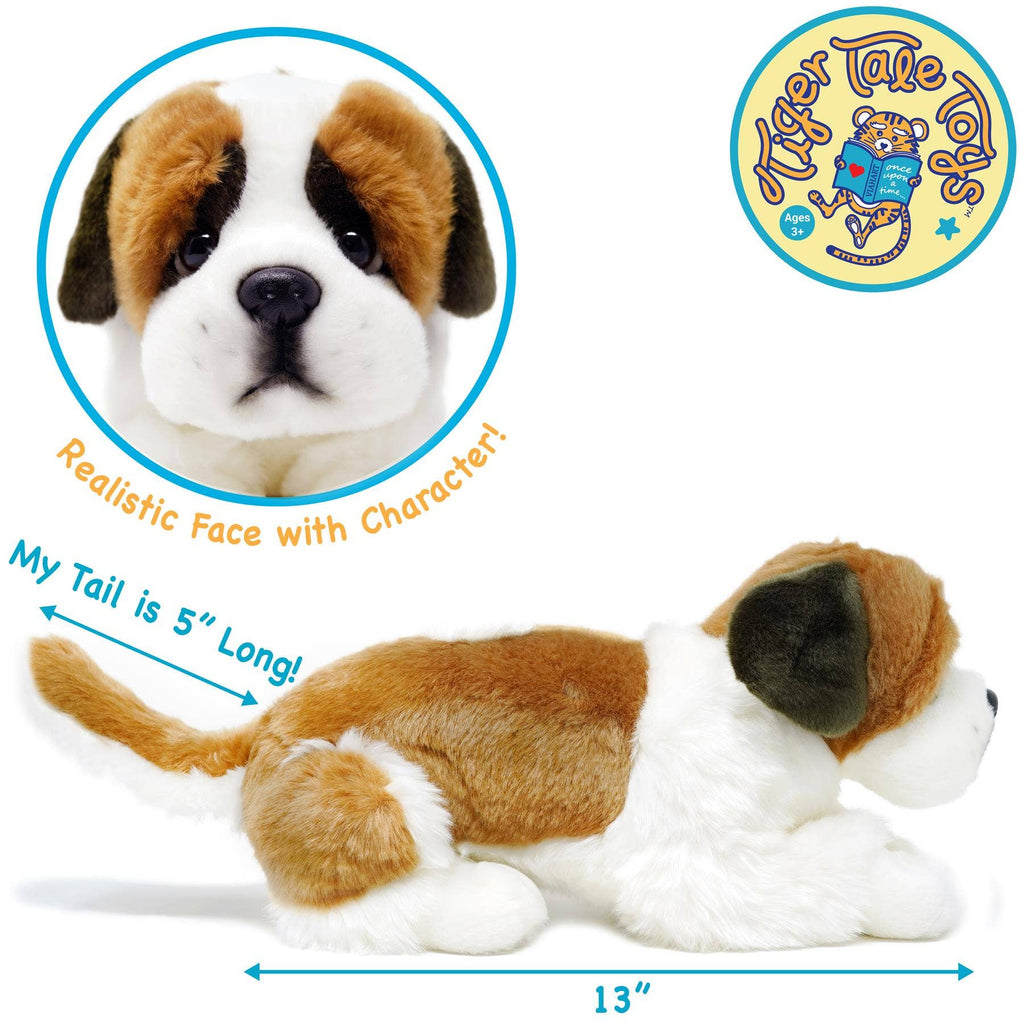 Tiger Tale Toys-Bernadette Saint Bernard Stuffed Animal Plush - 17 Inch
