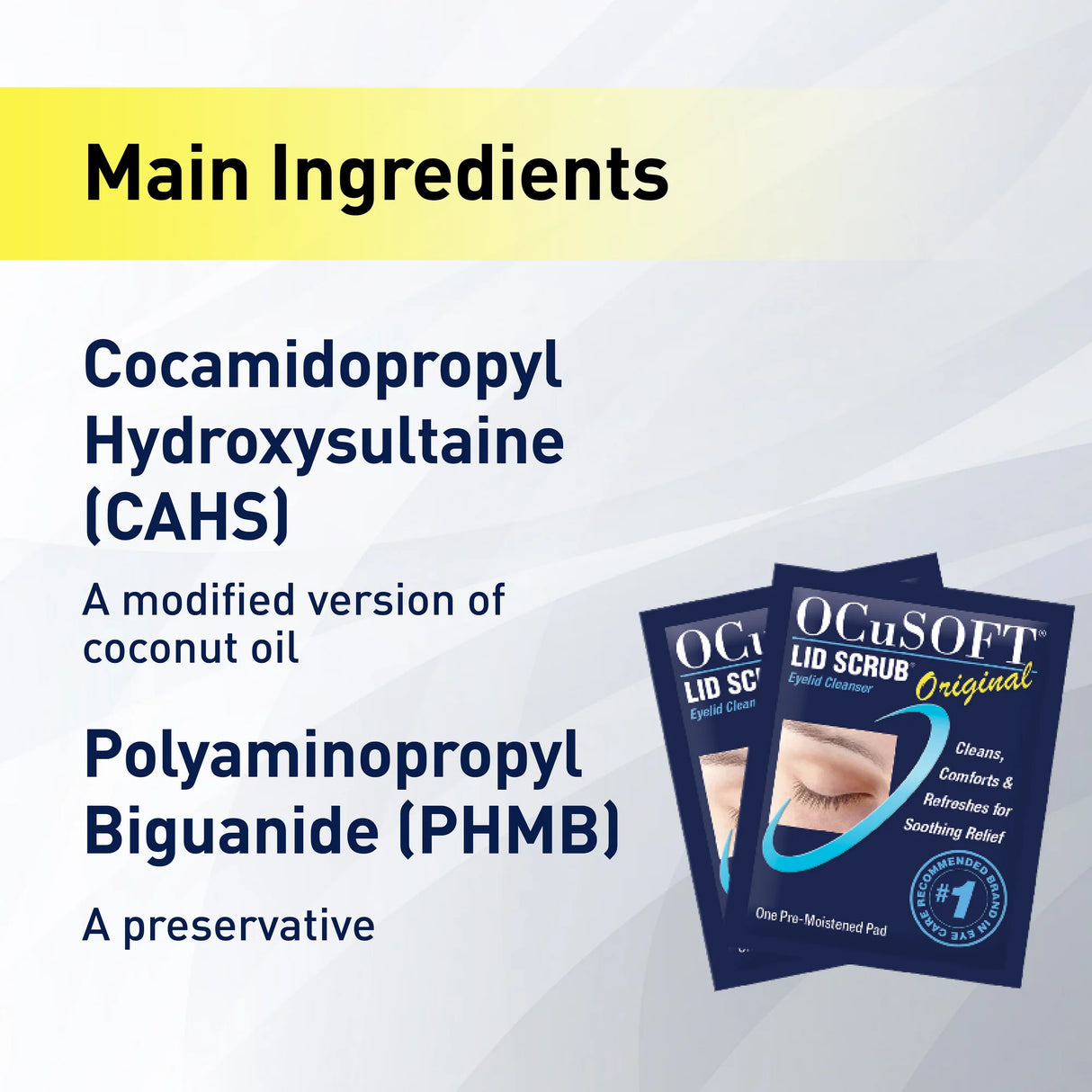 OCuSOFT Lid Scrub Original | 30 Individually Wrapped Pre-Moistened Pads