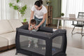 Pamobabe Foldable Play Yard for Baby & Toddler - Grey
