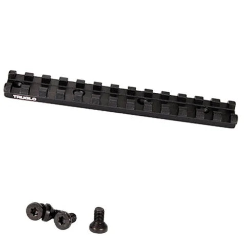 TruGlo Picatinny Optic Rail Mossberg 500/590/590A/835/930 Aluminum Matte Black