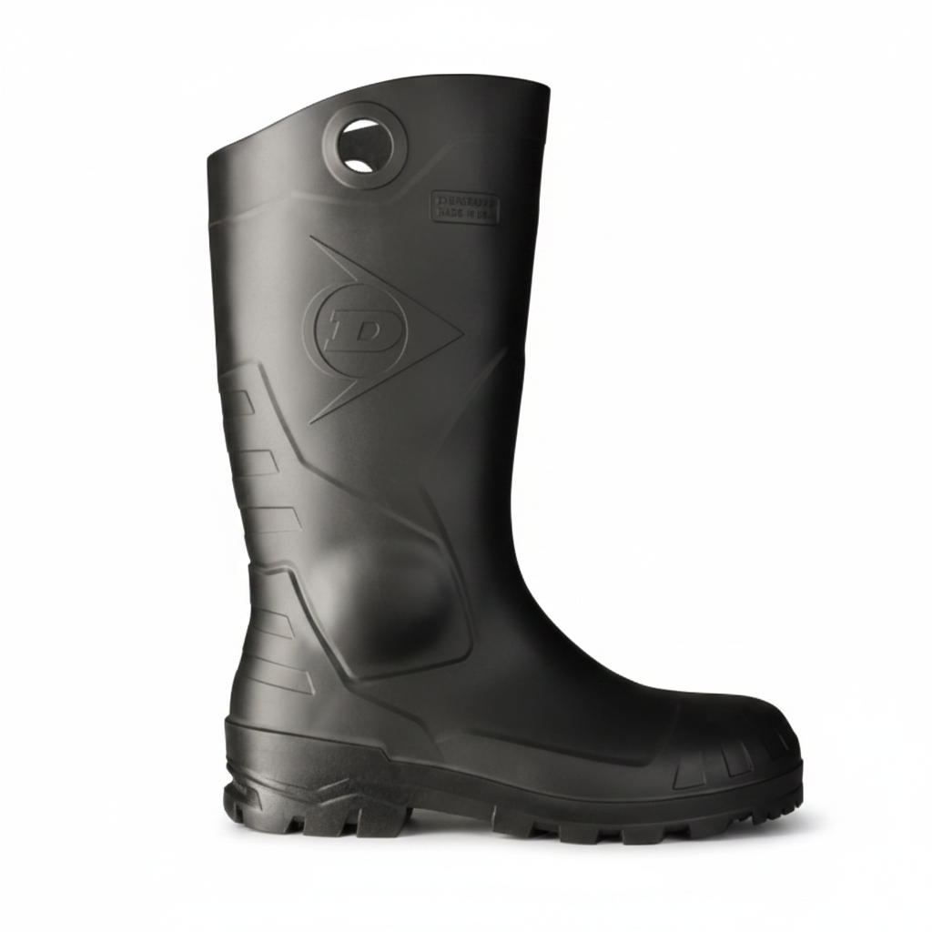 Dunlop Chesapeake 14" Safety ST - Steel Toe Waterproof Work Boots – Black - Size: Men 9M/Women 11W