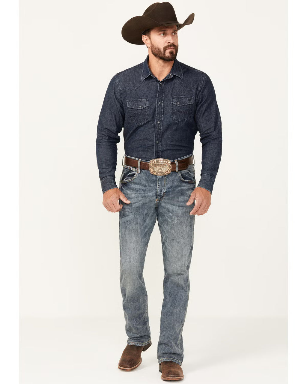 Wrangler Retro Men's Slim Fit Bootcut Jeans, Blue, 32x30