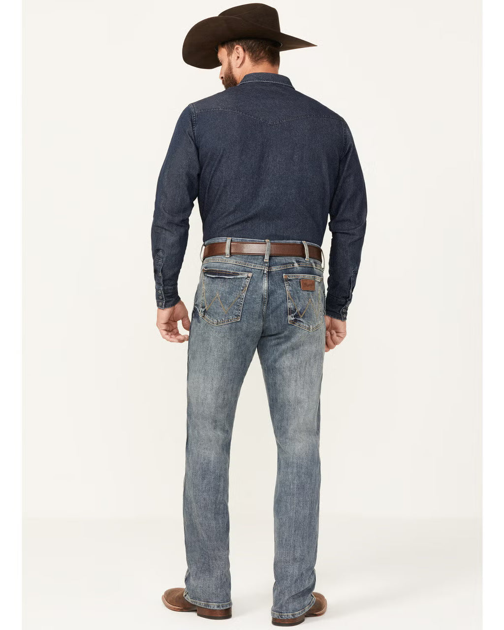 Wrangler Retro Men's Slim Fit Bootcut Jeans, Blue, 32x30