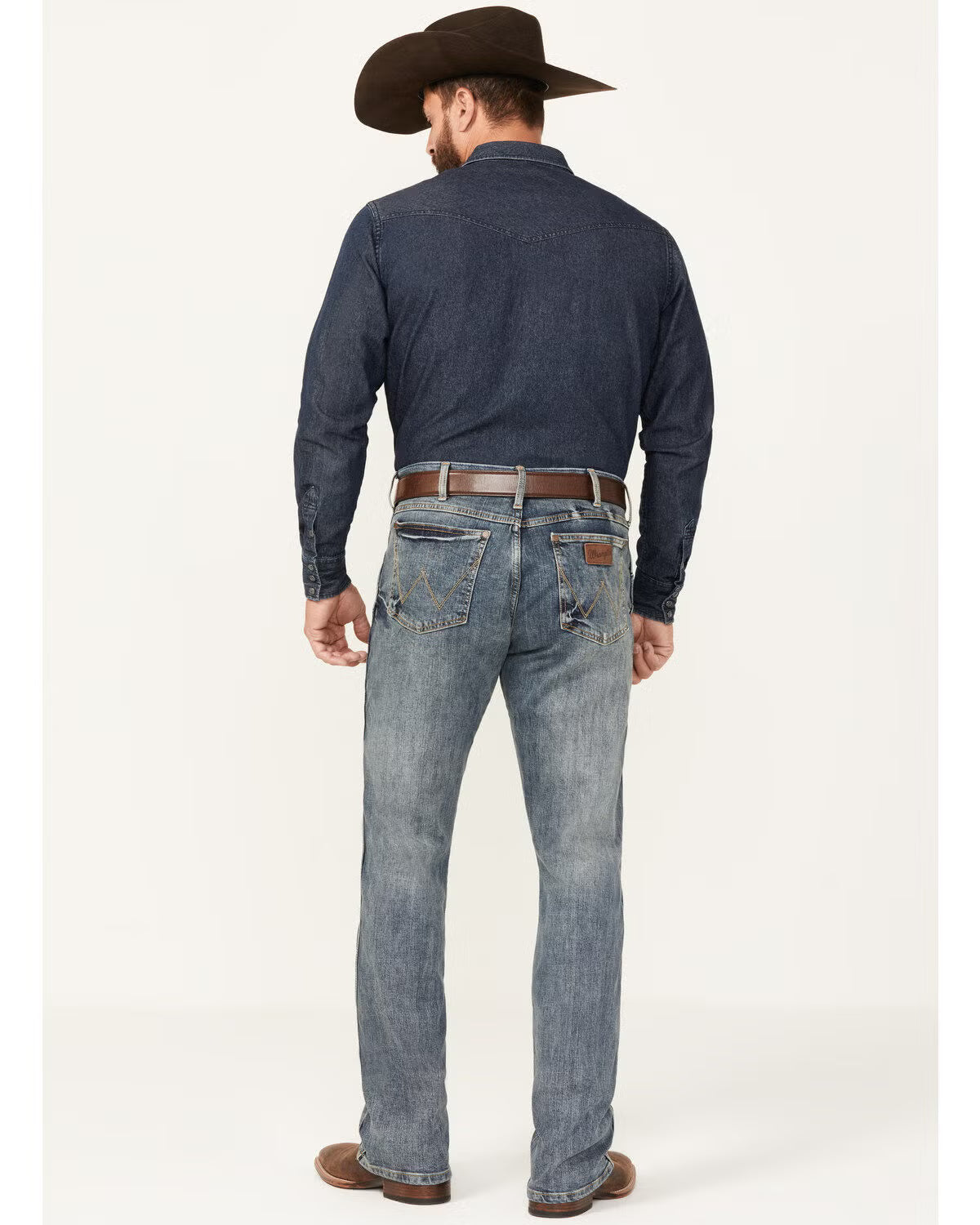 Wrangler Retro Men's Slim Fit Bootcut Jeans, Blue, 32x30