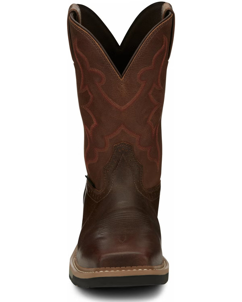 Justin Men's Boot Barn Exclusive Carbide Western Work Boots - Composite Toe - Brown - Size 10D